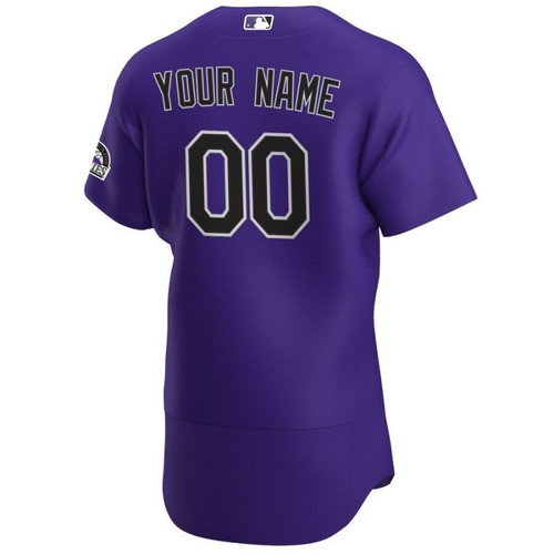 Colorado Rockies 2020 Mlb Personalized Custom Purple Custom Jersey