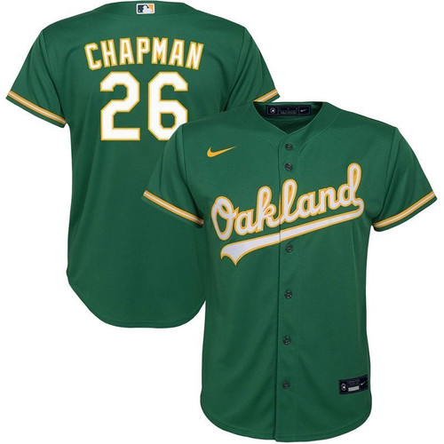 Oakland Athletics Matt Chapman #26 2020 Mlb Green Jersey