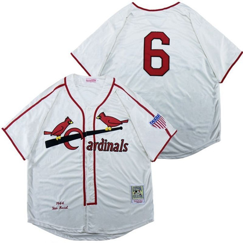 Stan Musial #6 St Louis Cardinals 2020 Mlb Grey Jersey
