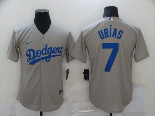 Los Angeles Dodgers Julio Urias #7 2020 Mlb Grey Jersey