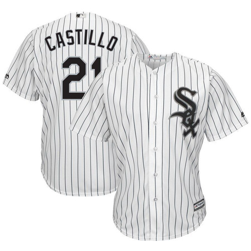 Welington Castillo Chicago White Sox Majestic Home Cool Base Player Jersey White 2019