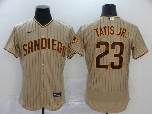 San Diego Padres Fernando Tatis Jr. #23 Mlb 2020 Light Brown Jersey