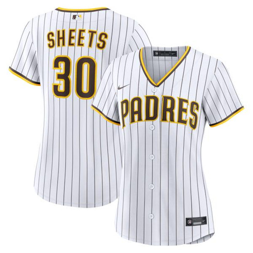 Women's San Diego Padres Gavin Sheets Nike White Home Replica Jersey