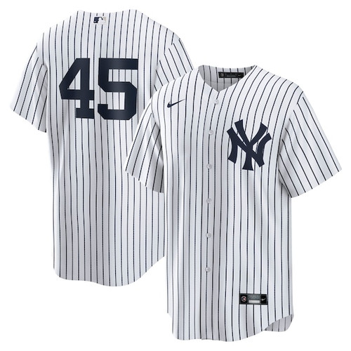 Men's New York Yankees Gerrit Cole Nike White Home Replica Player Jersey