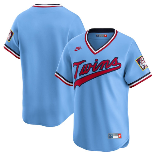 Minnesota Twins MLB Nike Cooperstown Collection Limited Jersey – Light Blue