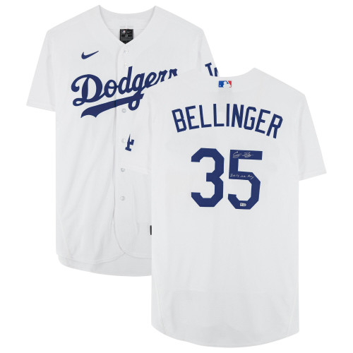 Cody Bellinger Los Angeles Dodgers Fanatics  Autographed Nike Replica Replica Replica Replica Replica Replica  Jersey with "2017 NL ROY" Inscription - White