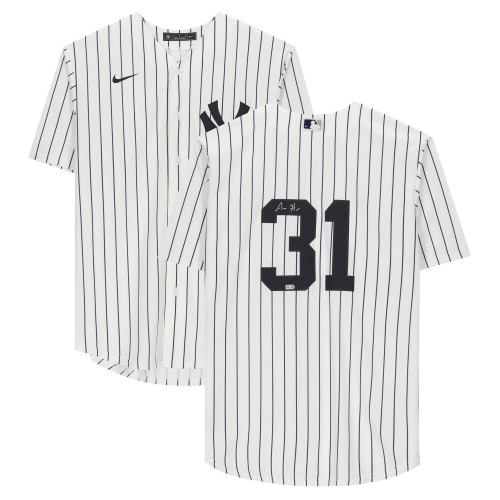Aaron Hicks New York Yankees Fanatics  Autographed White Nike Replica Replica Replica Jersey