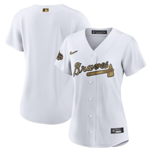 Atlanta Braves Nike Replica Replica Women's 2022 MLB All-Star Game Replica Blank Jersey - White