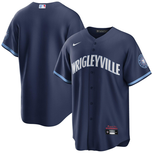 Chicago Cubs Nike Replica Replica City Connect Replica Jersey - Navy