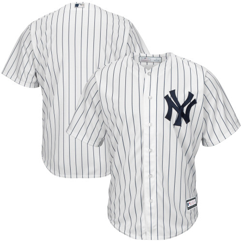 MenS White New York Yankees Big & Tall Replica Team Jersey