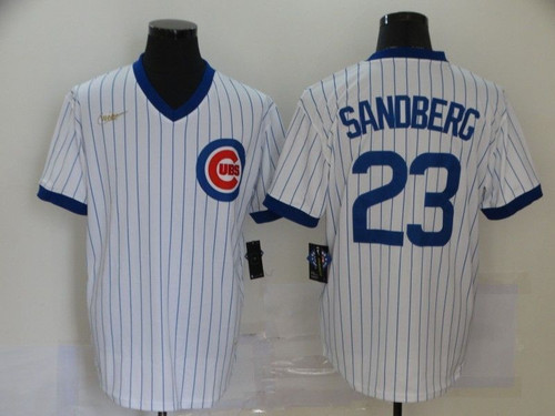 Chicago Cubs Ryne Sandberg #23 2020 Mlb White Jersey