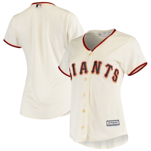 WomenS Majestic Cream San Francisco Giants Alternate Cool Base Team Jersey