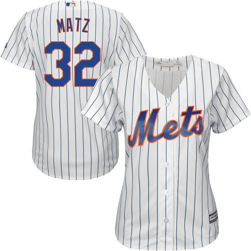 Steven Matz New York Mets Majestic Womens Cool Base Player Jersey Jersey White 2021