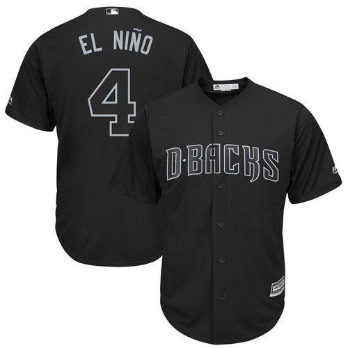 Ketel Marte El Ni?o Arizona Diamondbacks Majestic 2019 Players Weekend Player Jersey Black 2019