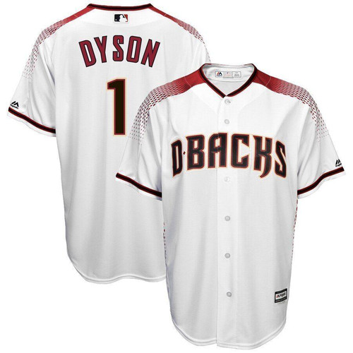 Jarrod Dyson Arizona Diamondbacks Majestic Home Cool Base Player Jersey White 2019