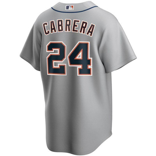 Detroit Tigers 2020 MLB Miguel Cabrera #24 White Jersey