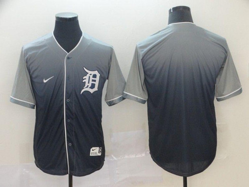 Detroit Tigers 2020 MLB Personalized Custom Black & Grey Custom Jersey