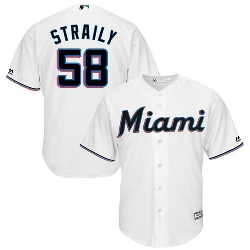 Dan Straily Miami Marlins 2019 Baseball Player Jersey