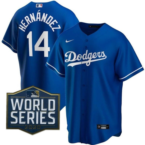 Los Angeles Dodgers Enrique Hernandez #14 2020 Mlb Blue Jersey