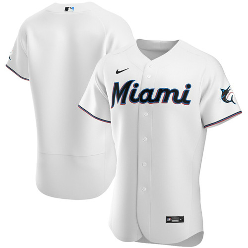 Men'S Miami Marlins White Home Team Baseball Jersey Mlb Baseball Jersey1023