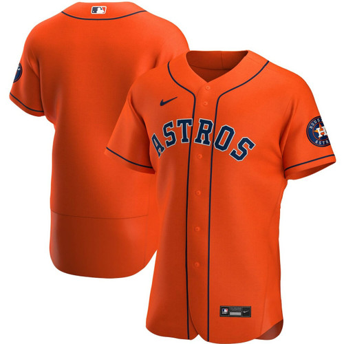 Men'S Houston Astros Orange Alternate Team Baseball Jersey Mlb Baseball Jersey1267