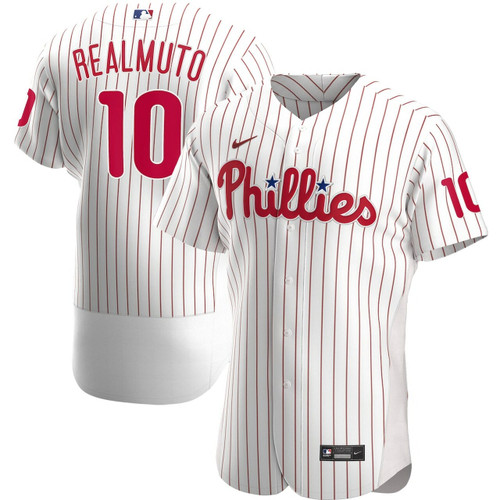 Men'S Philadelphia Phillies Jt Realmuto White Home Player Baseball Jersey Mlb Baseball Jersey1086