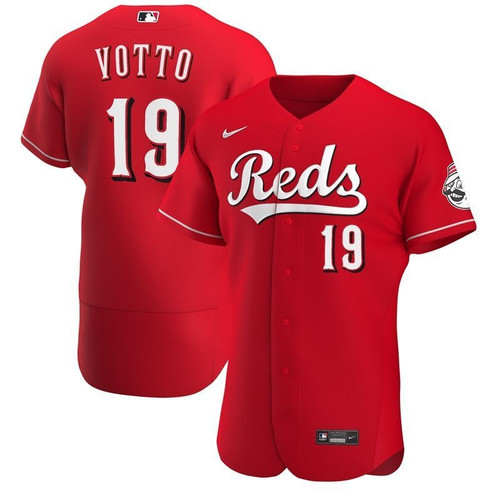Cincinnati Reds Joey Votto #19 2020 Mlb Red Jersey
