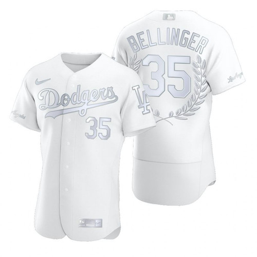 Los Angeles Dodgers Cody Bellinger #35 2020 Mlb White Jersey