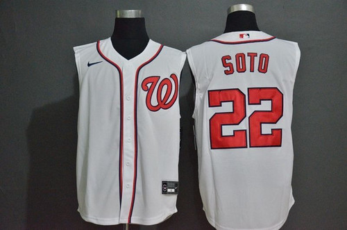 Washington Nationals Juan Soto 22 2020 Mlb White Jersey