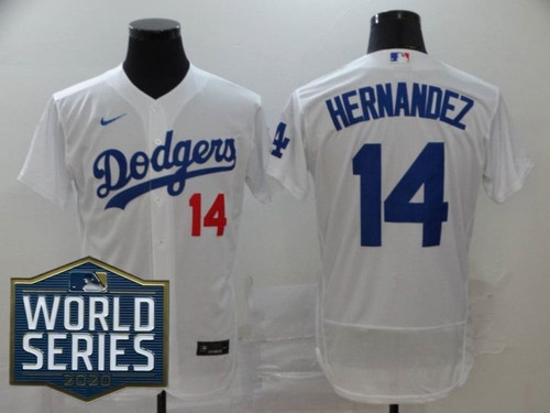 Los Angeles Dodgers Enrique Hernandez #14 2020 Mlb White Jersey