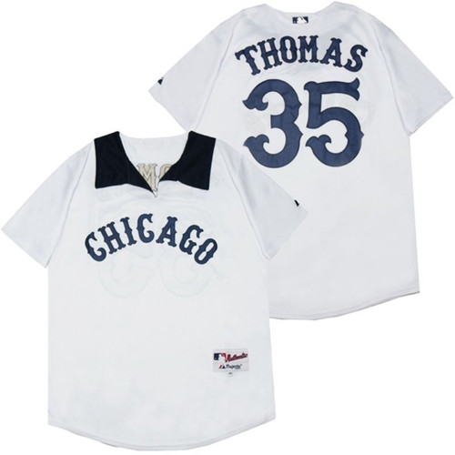 Chicago White Sox Frank Thomas #35 2020 Mlb White Jersey