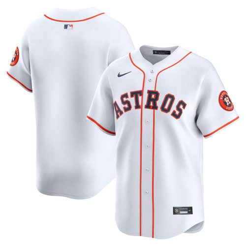 Houston Astros MLB Nike Home Limited Jersey – White