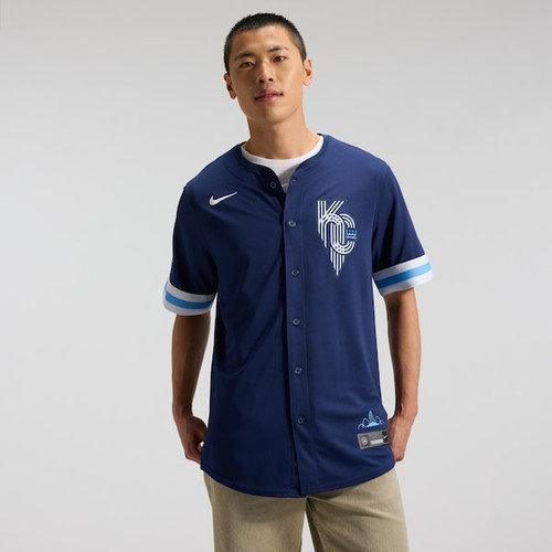 Men's Kansas City Royals  Nike Navy City Connect Limited Jersey