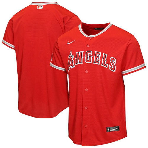 Youth Los Angeles Angels  Nike Red Alternate Stadium Jersey