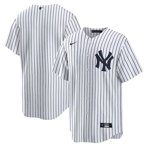 New York Yankees MLB Nike Home Replica Team Jersey – White