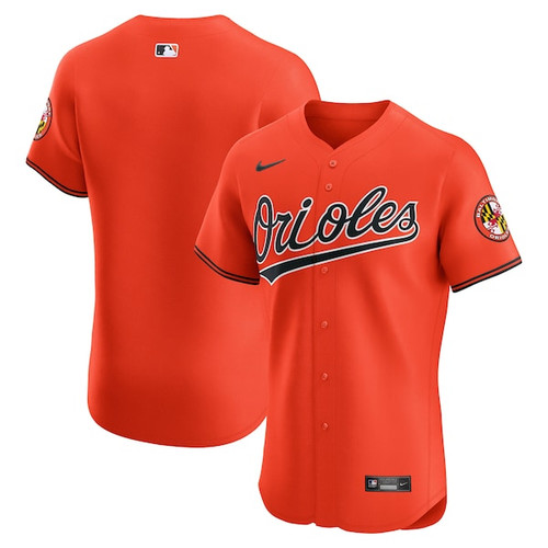 Men's Baltimore Orioles Nike Orange Alternate 2  Elite Jersey