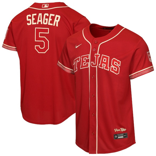 Youth Texas Rangers Corey Seager Nike Red 2026 City Connect Stadium Jersey