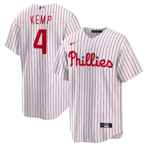 Men's Philadelphia Phillies Otto Kemp Nike White Home Replica Jersey