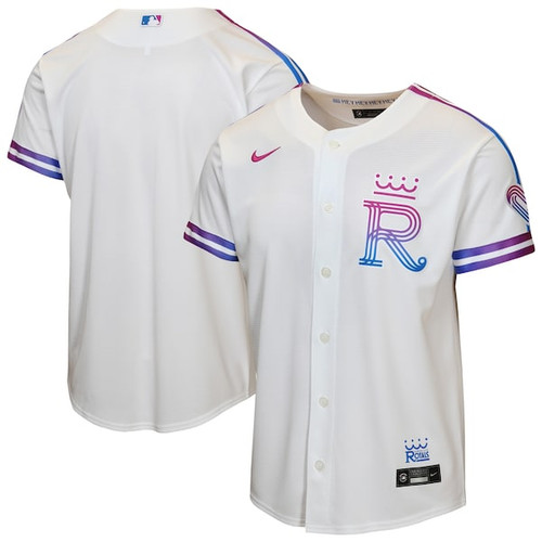 Youth Kansas City Royals  Nike White 2026 City Connect Stadium Jersey