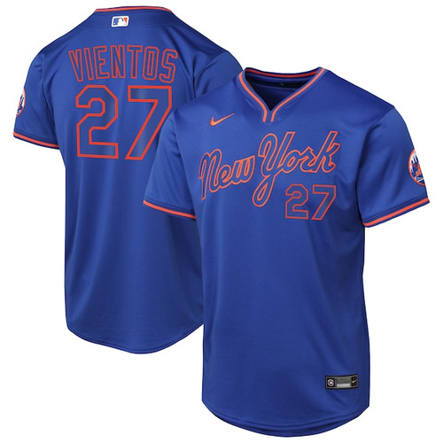 Youth New York Mets Mark Vientos Nike Royal Alternate 2 Limited Jersey