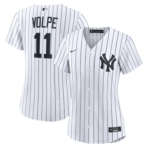 Women's New York Yankees Anthony Volpe Nike White Home Replica Jersey