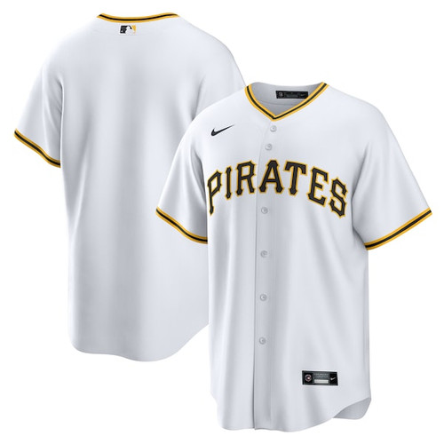 Men's Pittsburgh Pirates Nike White Home Big & Tall Replica Jersey