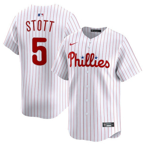Men's Philadelphia Phillies Bryson Stott Nike White Home Limited Player Jersey