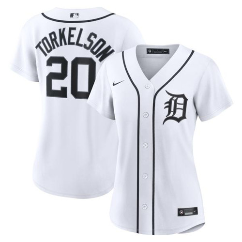 Women's Detroit Tigers Spencer Torkelson Nike White Home Replica Jersey