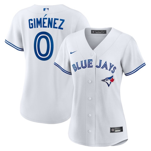 Women's  Toronto Blue Jays Andrés Giménez Nike White Home Replica Jersey