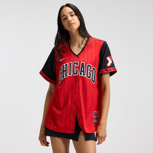 Women's Chicago White Sox  Nike Red/Black 2025 City Connect Limited Jersey