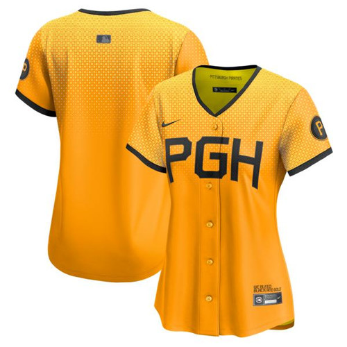 Women's Pittsburgh Pirates Nike Gold City Connect Limited Jersey