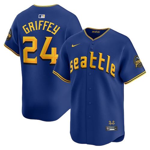 Men's Seattle Mariners Ken Griffey Jr. Nike Royal City Connect Retired Limited Player Jersey