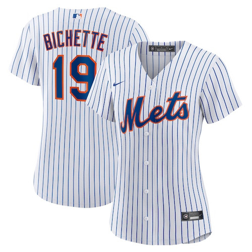 Women's New York Mets Bo Bichette Nike White Home Replica Jersey