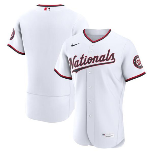 Men's Washington Nationals  Nike White Home  Jersey